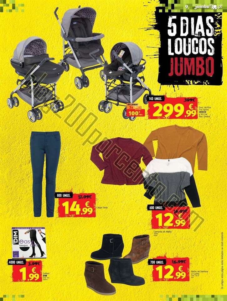 Antevisão Folheto JUMBO Extra Dias Loucos de 26 a