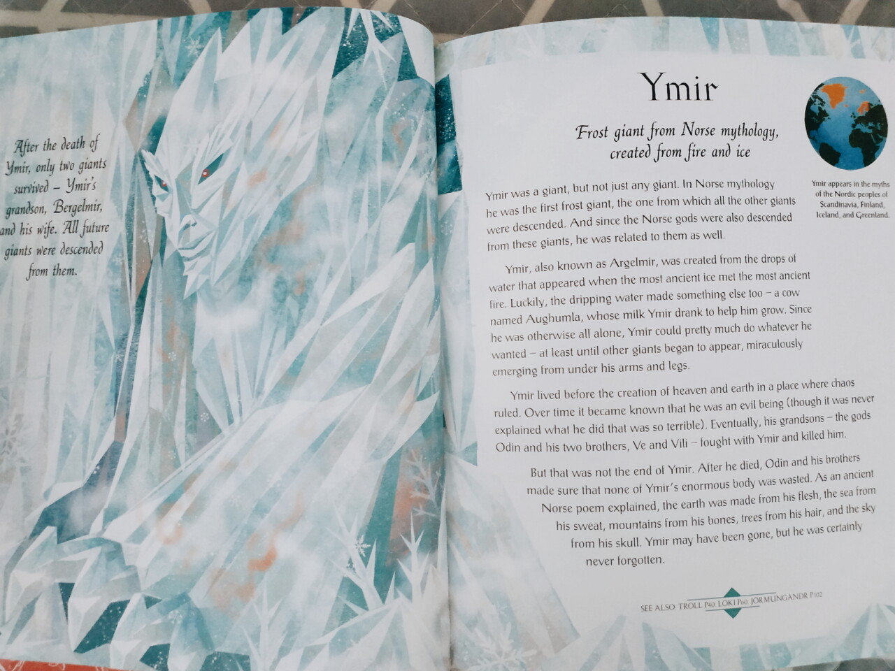 Book of Mythical Beasts and Magical Creatures Ymir