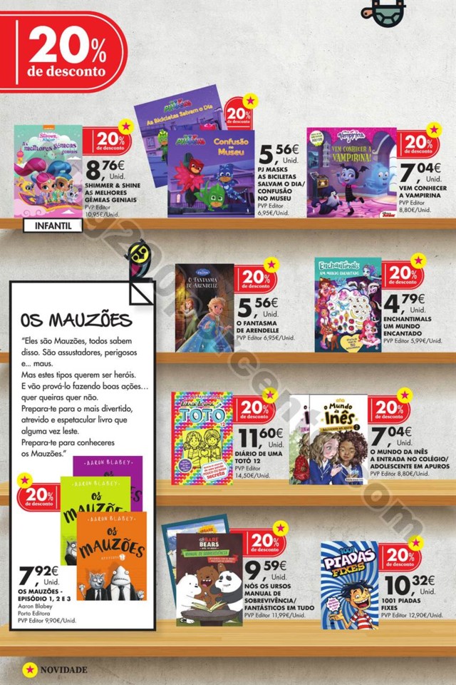 Antevisão Folheto PINGO DOCE Feira Livro promoç