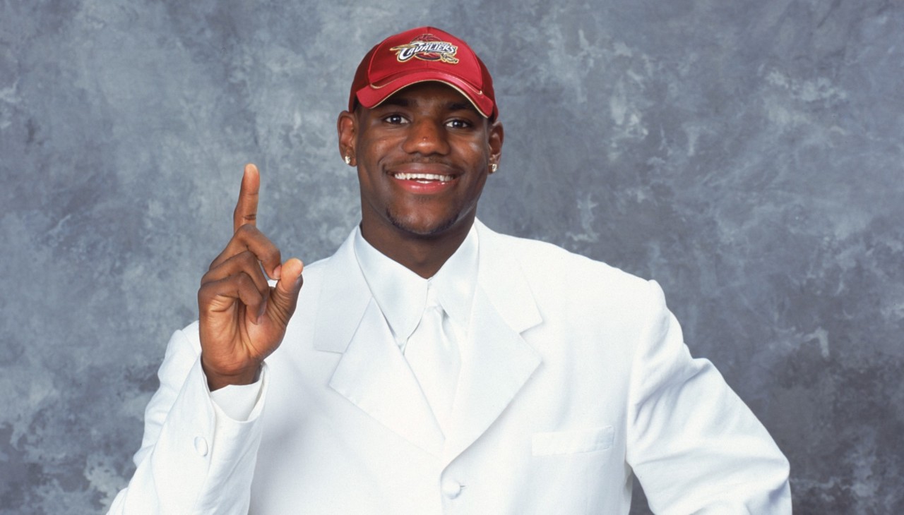 LeBron James foi a primeira escolha em 2003
