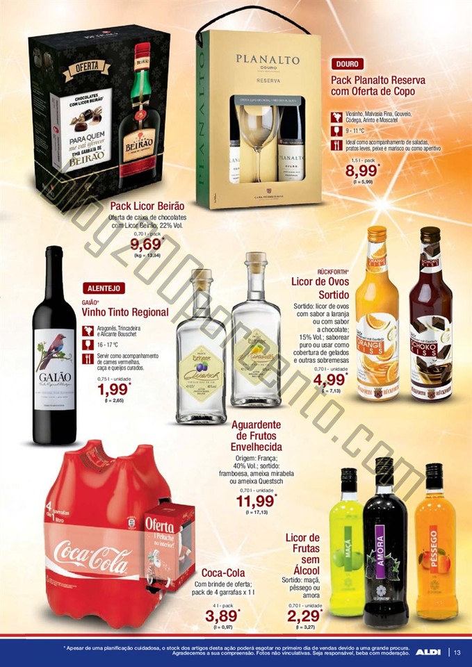 Antevisão Folheto ALDI Semana Natal - Ano novo a 