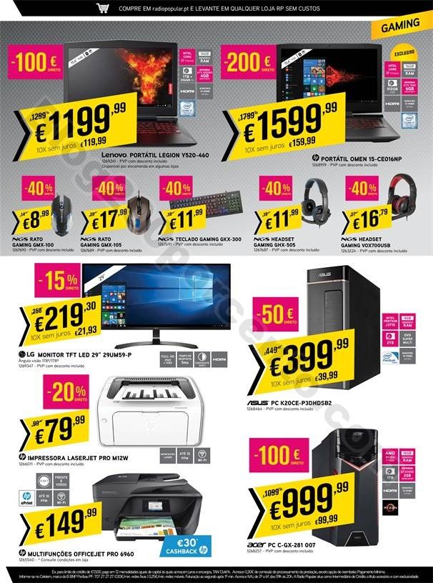 Antevisão Folheto RADIO POPULAR Promoções de 9 