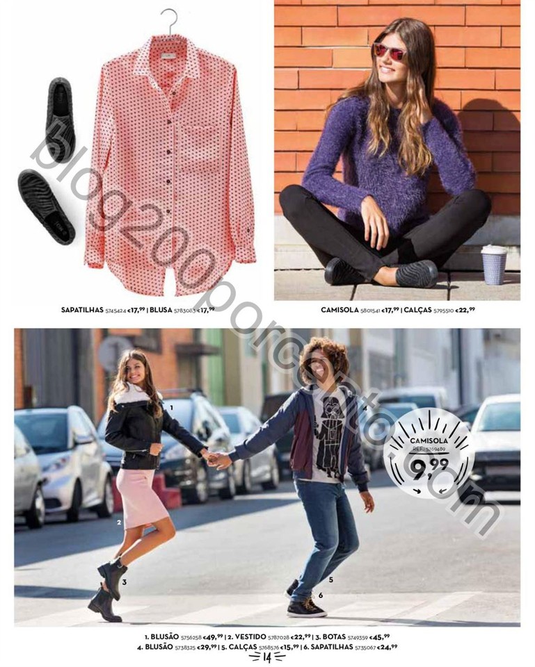 Novo Folheto CONTINENTE Moda Outono - Inverno prom