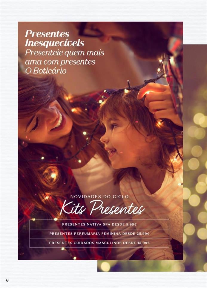 Antevisão Folheto BOTICÁRIO Natal promoções de
