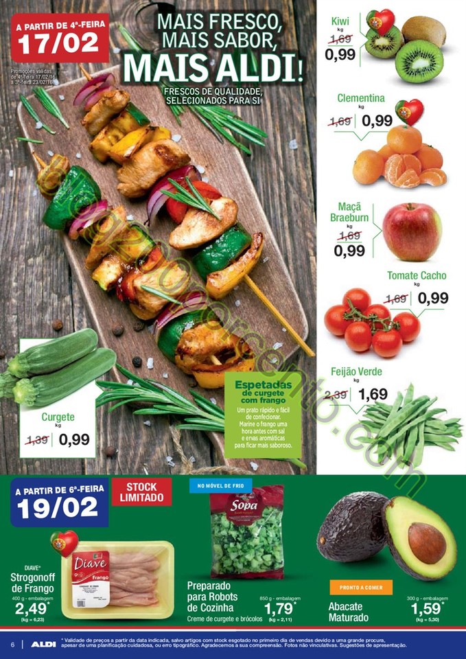 Antevisão Folheto ALDI promoções a partir de 17