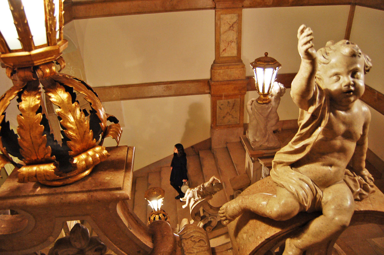 Escadarias do Palacio Mirabell