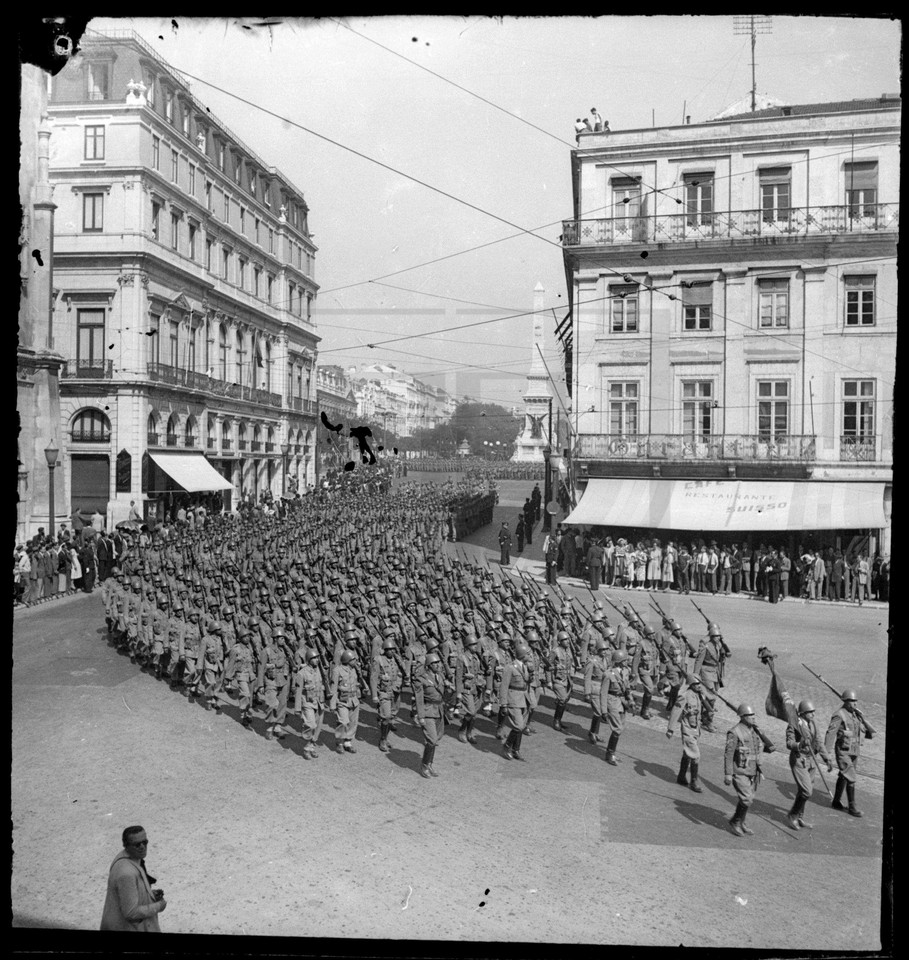 Parada militar, Lisboa, [194...]