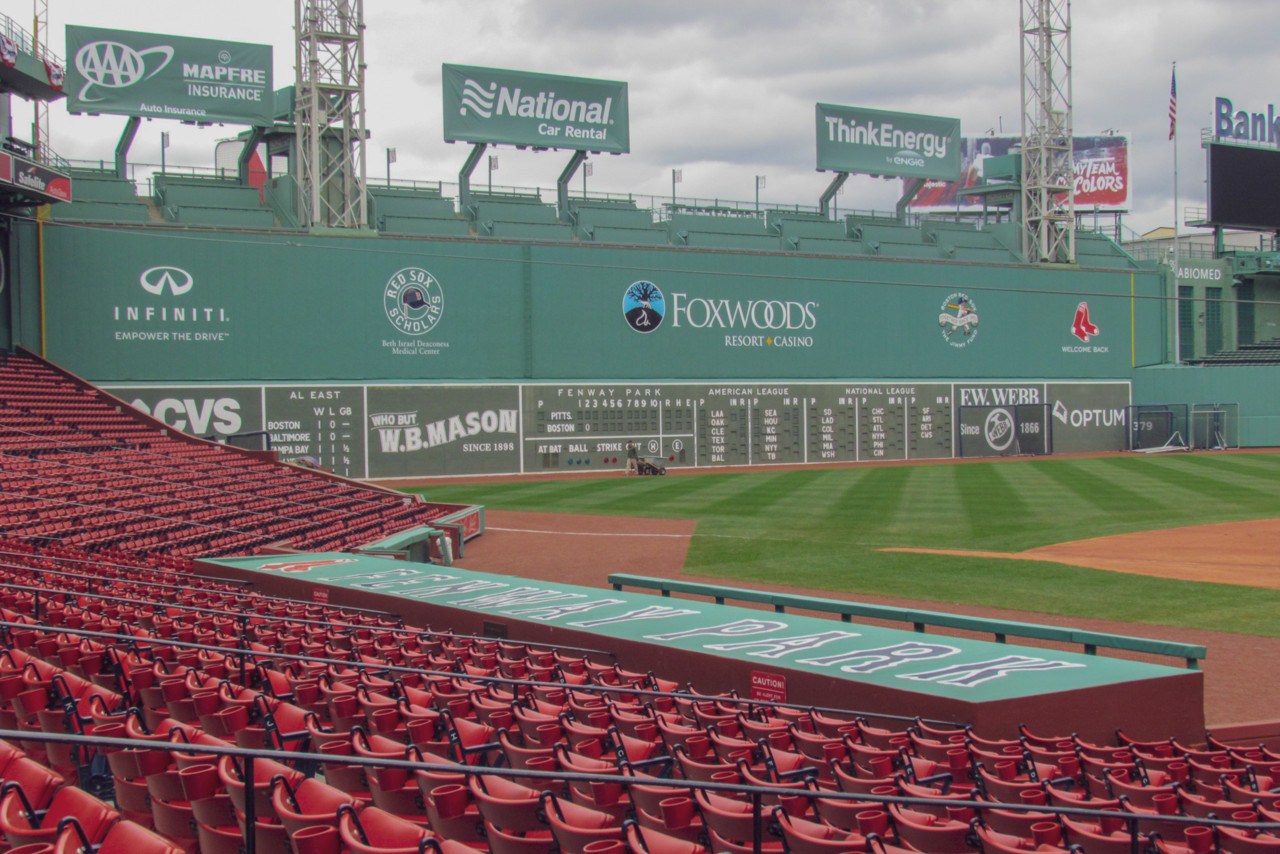 O Green Monster de Fenway Park