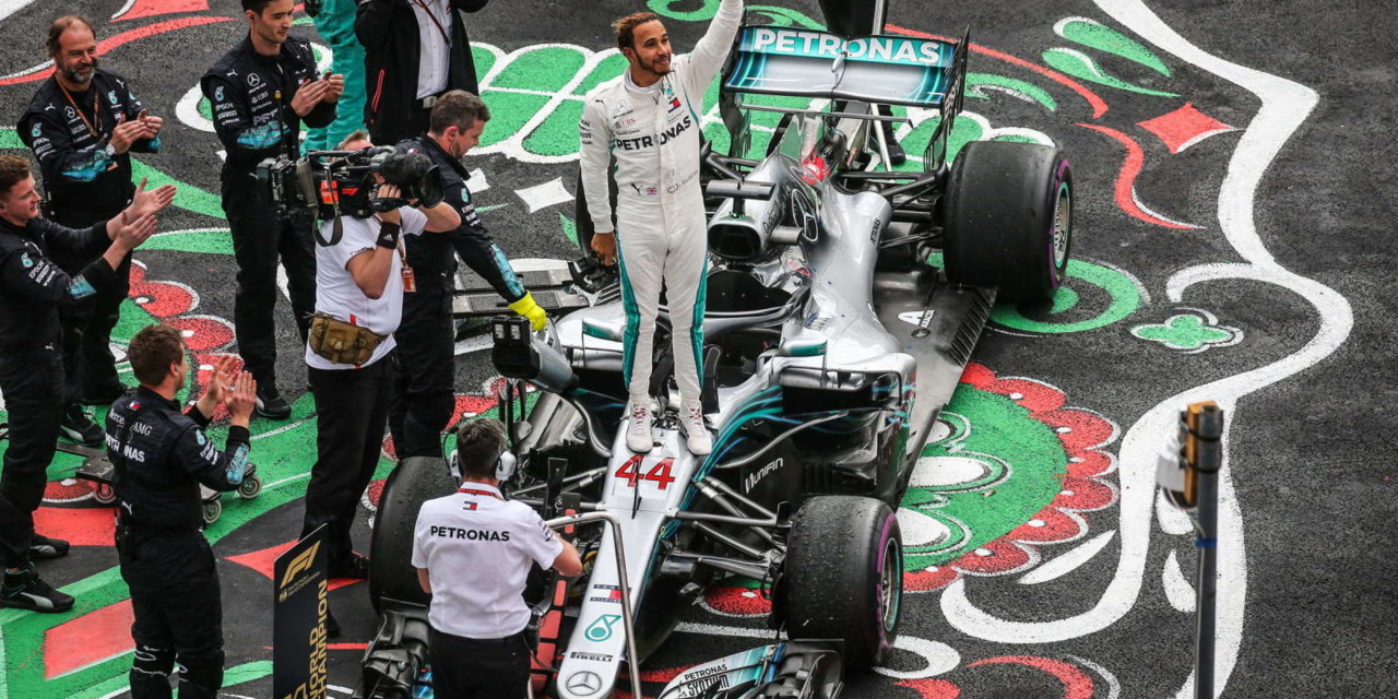 Lewis Hamilton conquistou o título no México