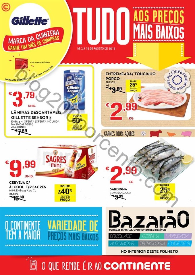 Antevisão Folheto CONTINENTE - MODELO Açores pro