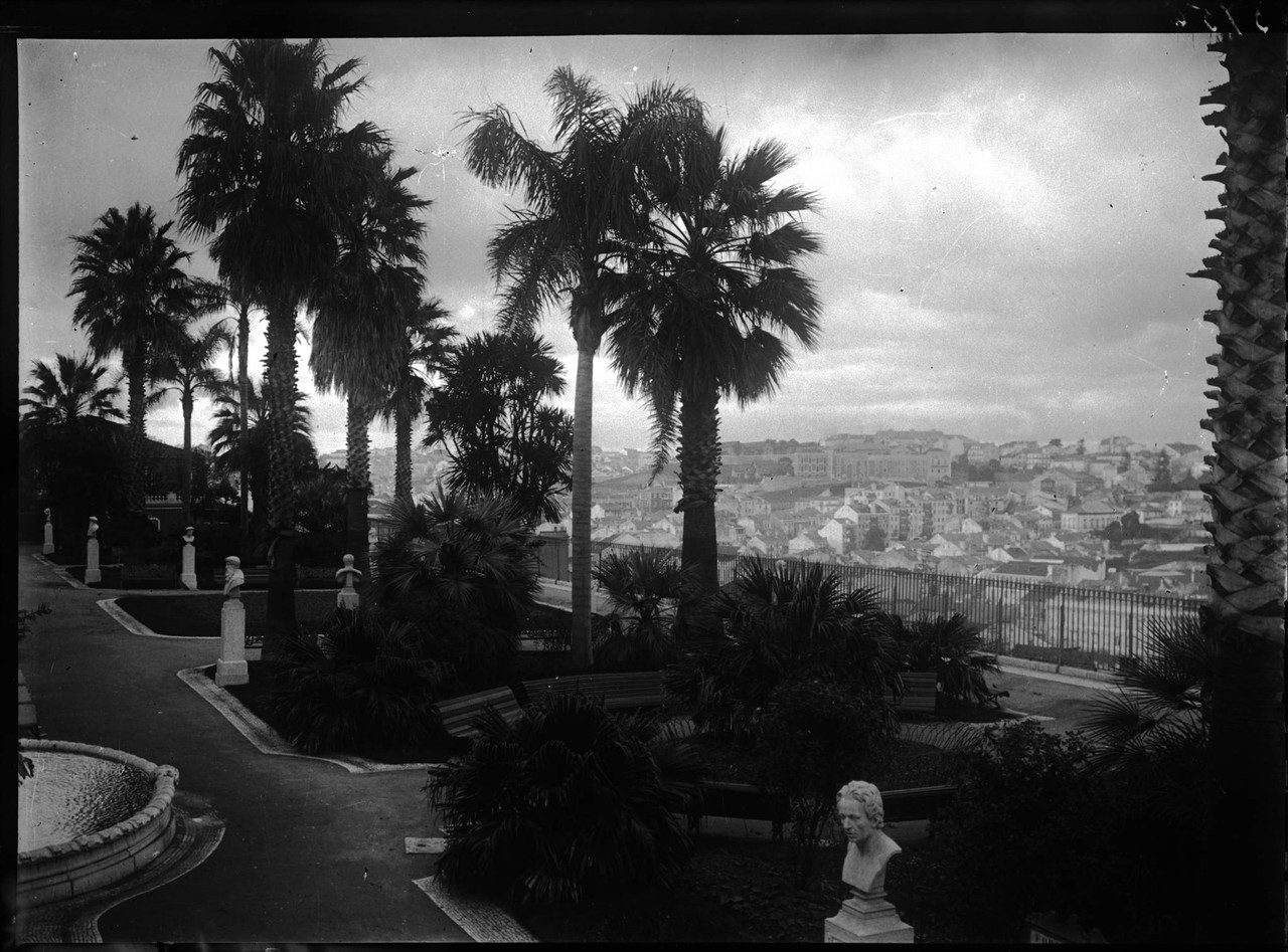 Jardim de São Pedro de Alcântara, 1898, foto de 