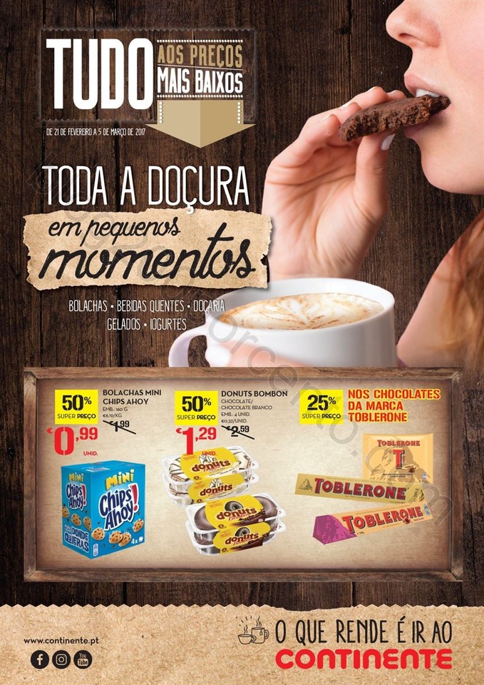 Antevisão Folheto CONTINENTE Doces Promoções de