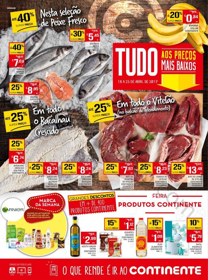 Antevisão Folheto CONTINENTE Promoções de 18 a 