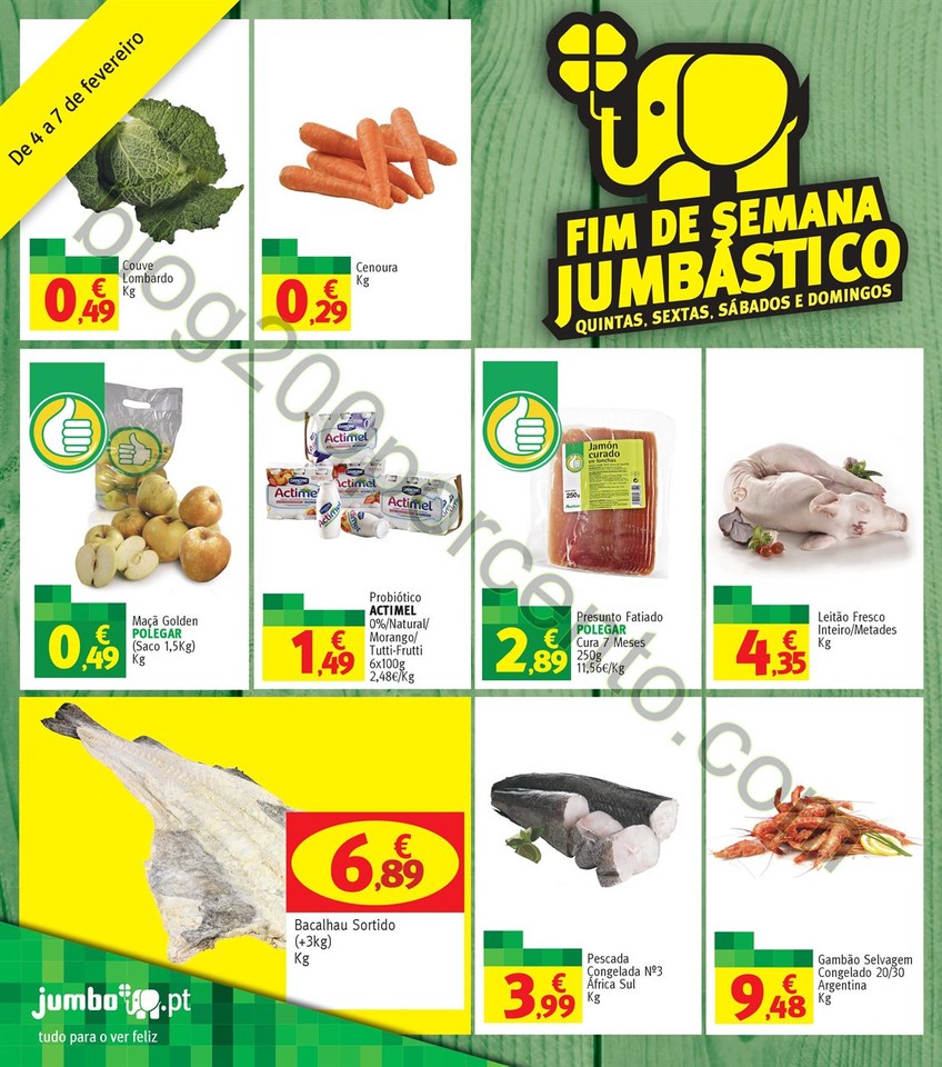 Antevisão Folheto JUMBO Promoções de 4 a 7 feve