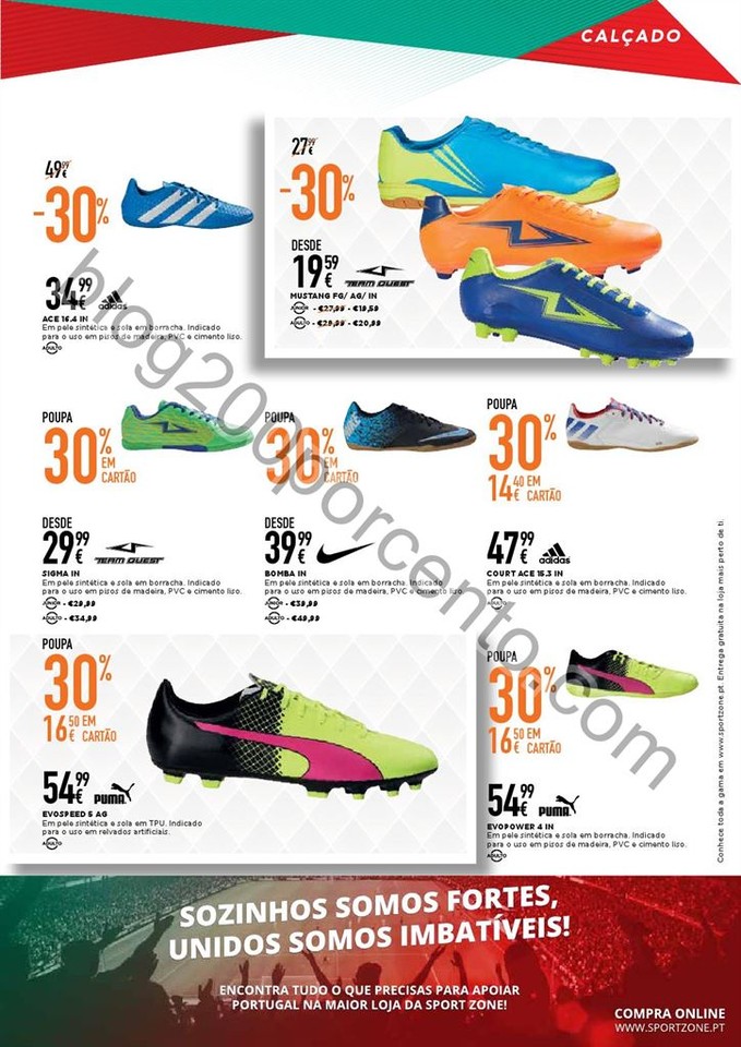 Antevisão Folheto SPORT ZONE Promoções de 25 ma