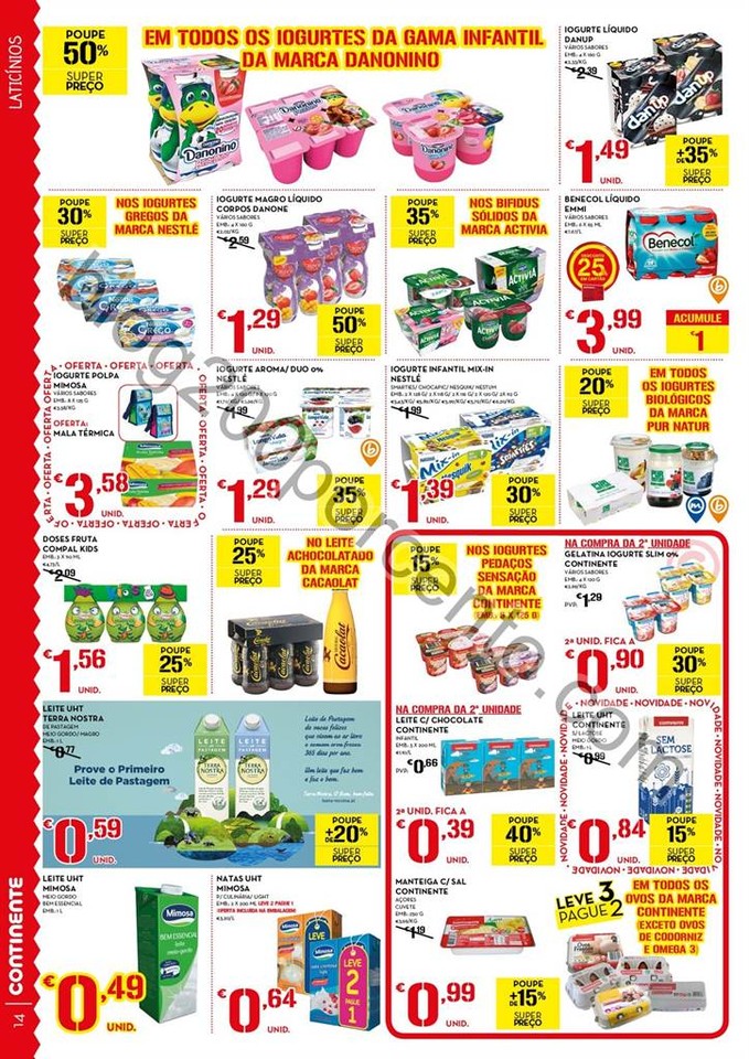 Antevisão Folheto CONTINENTE Promoções de 5 a 1