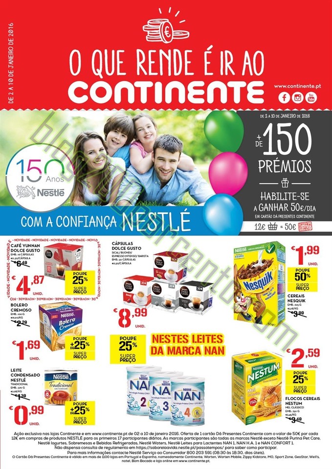 Antevisão Folheto CONTINENTE Nestlé Promoções 