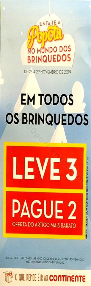 ALERTA - Avistamento Fim de Semana dos Brinquedos CONTINENTE 4 e 5  novembro! - Blog 200 - Últimos Folhetos, Antevisões, Promoções e Descontos