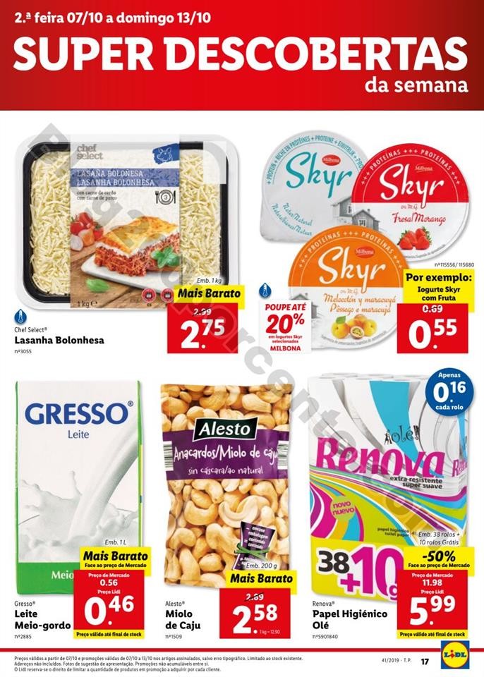Antevisão Folheto LIDL Promoções de 7 a 13 outu