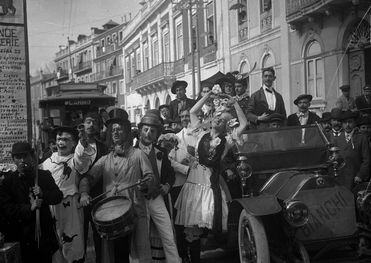 Carnaval da Escola Politécnica, 1911, foto de Jos