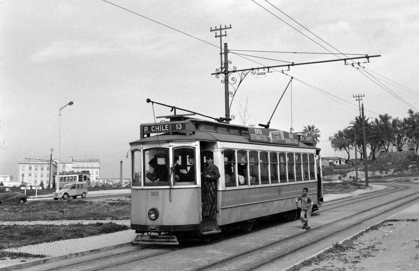 Eléctrico de Carnide, Palhavã (In portugal Velho, 1964)