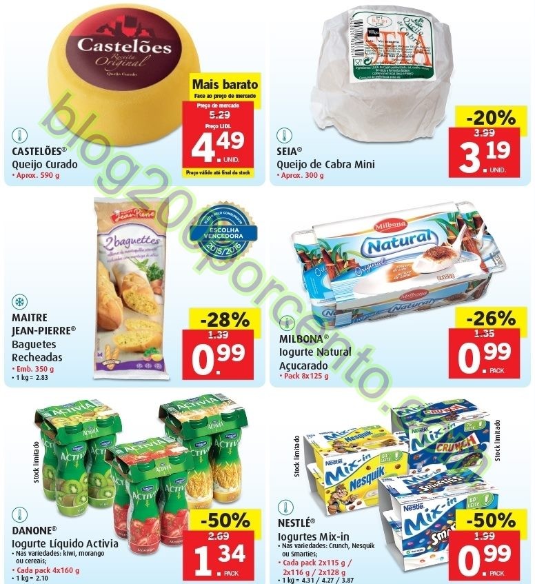 Antevisão Folheto LIDL Promoções de 3 a 6 març