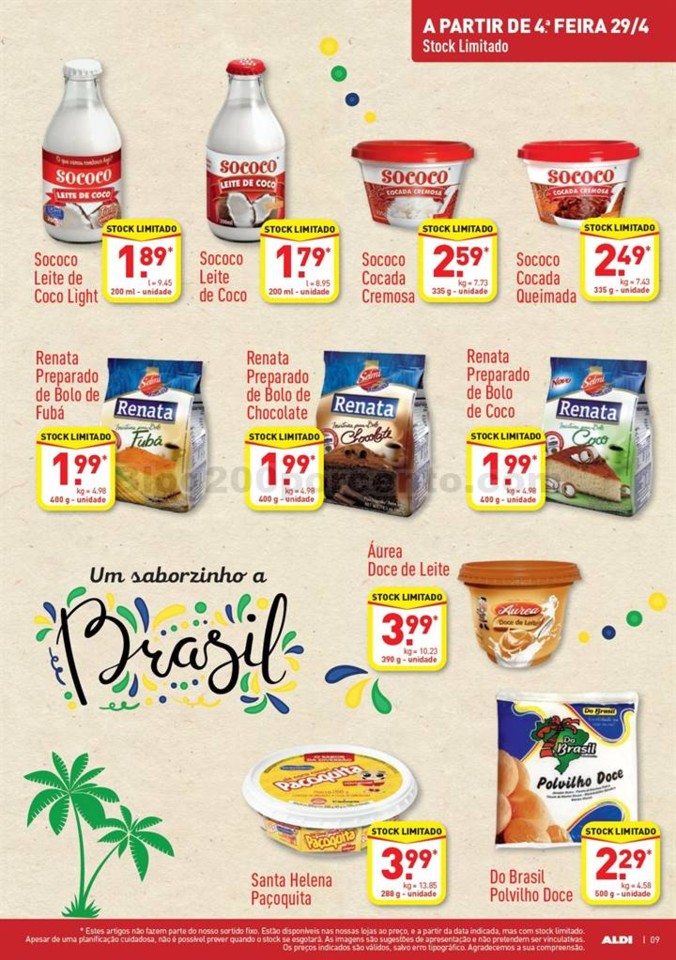Antevisão Folheto ALDI Promoções de 29 abril a 