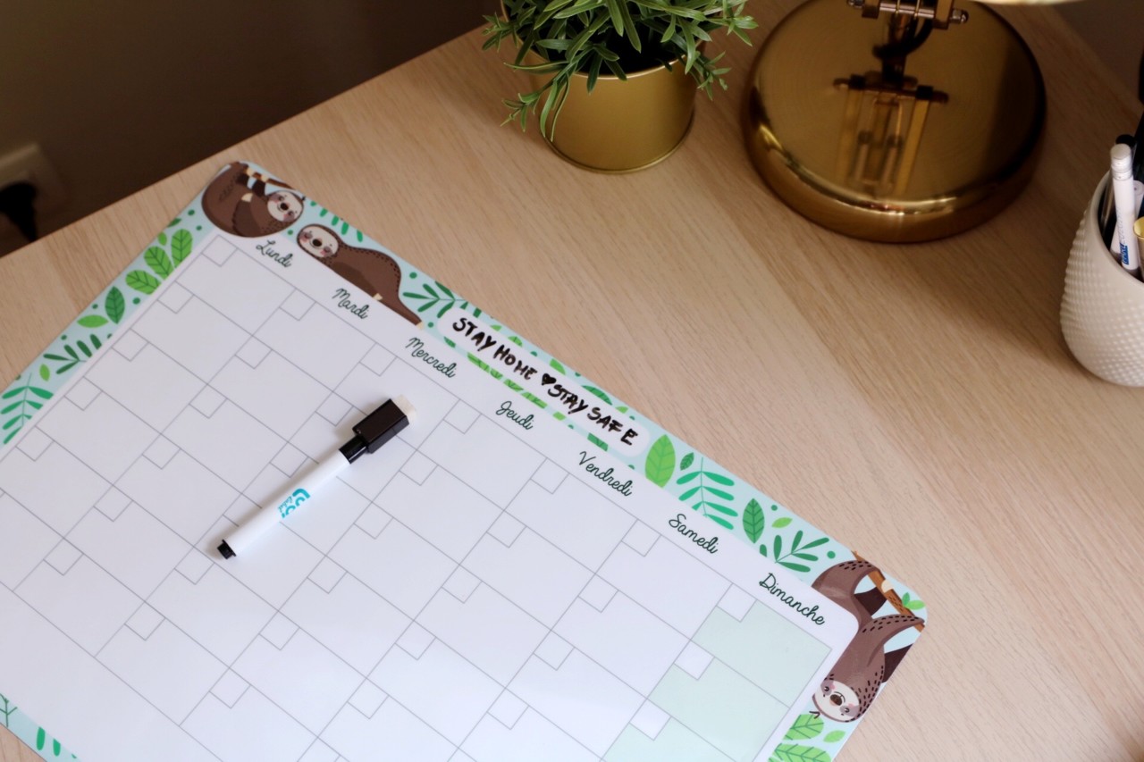 planificador familiar semanal apagável