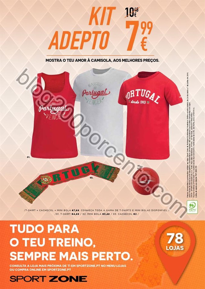 Antevisão Folheto SPORT ZONE Promoções de 24 maio a 7 junho Blog 200