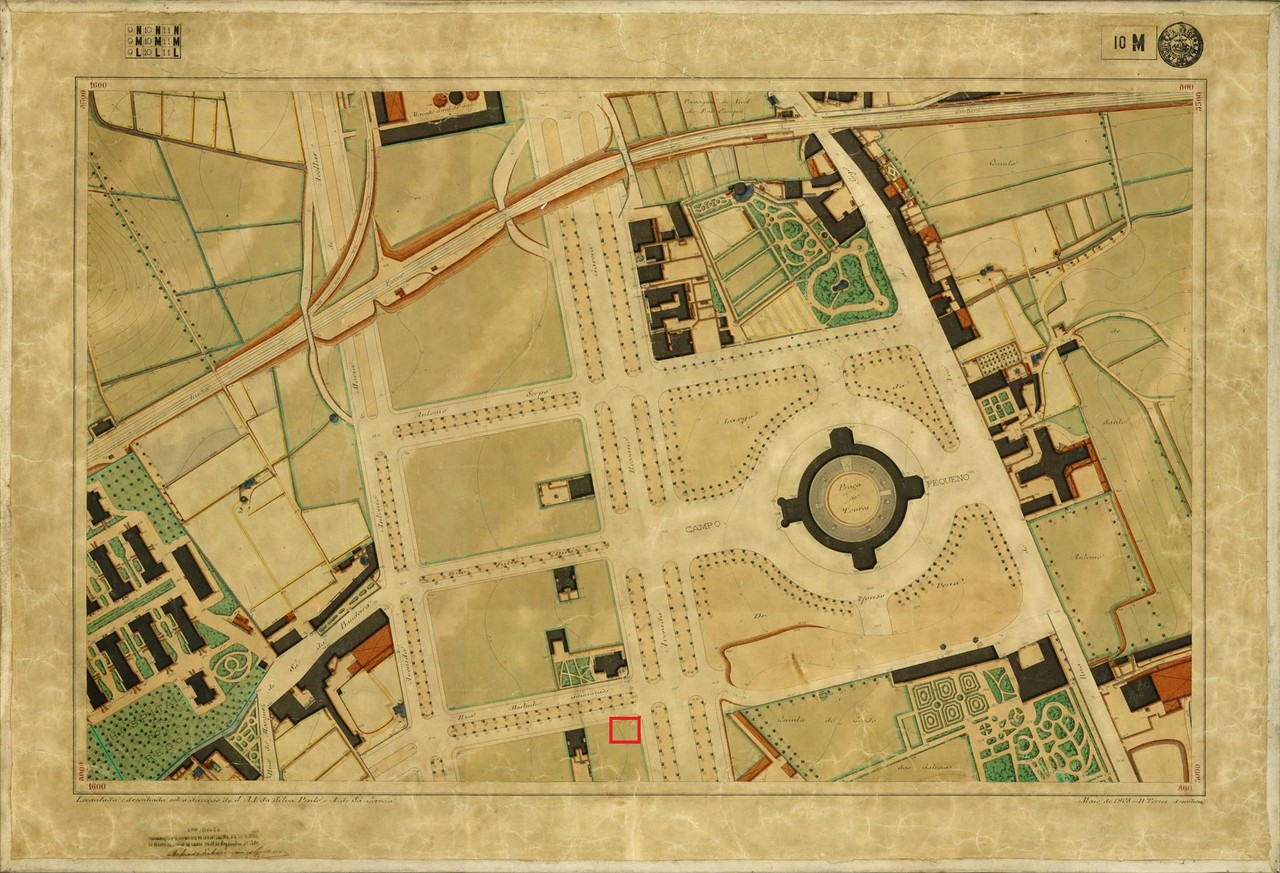 Planta Topográfica de Lisboa 10 M, de Maio de 190