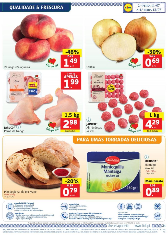 Antevisão Folheto LIDL Promoções de 7 a 13 julh