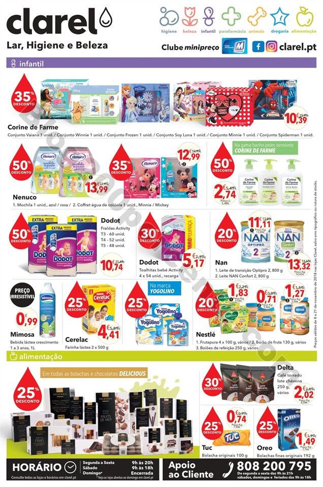 Antevisão Folheto CLAREL Promoções de 8 a 21 no