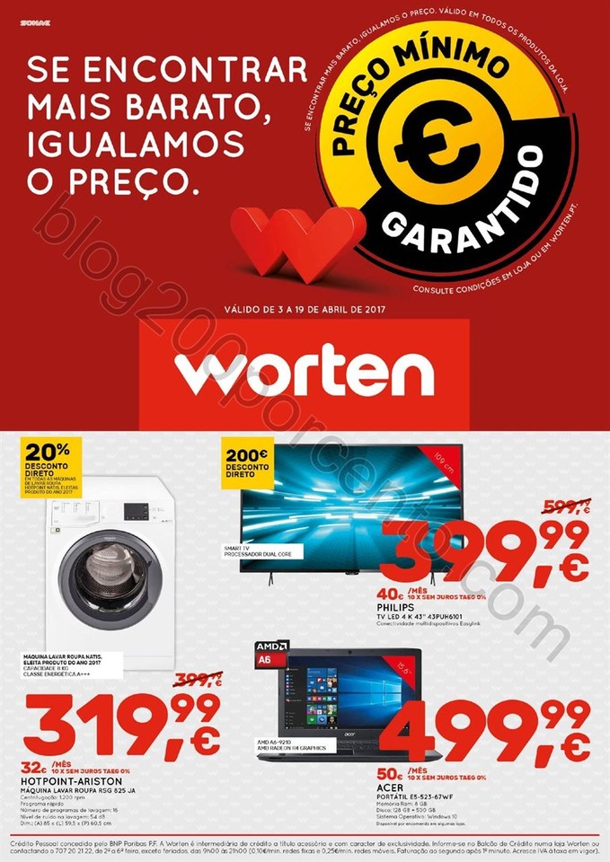 Antevisão Folheto WORTEN Promoções de 3 a 19 ab
