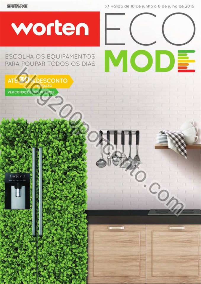 Novo Folheto WORTEN Ecomode promoções de 16 junh