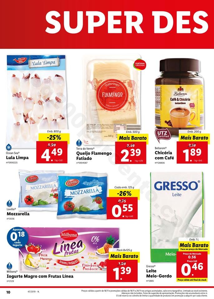 Antevisão Folheto LIDL Promoções de 18 a 24 nov