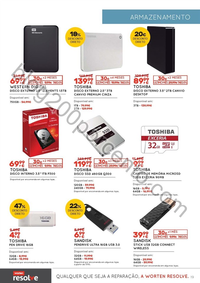 Novo Folheto WORTEN Tecnologia promoções de 6 a 