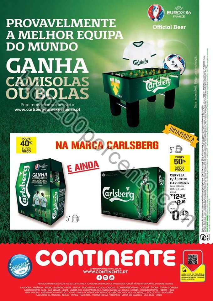 Antevisão Folheto CONTINENTE Cervejas e Mariscos 