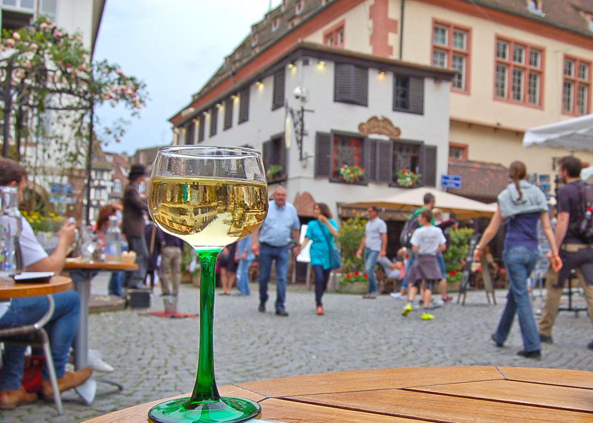 Almoço no centro histórico de Estrasburgo