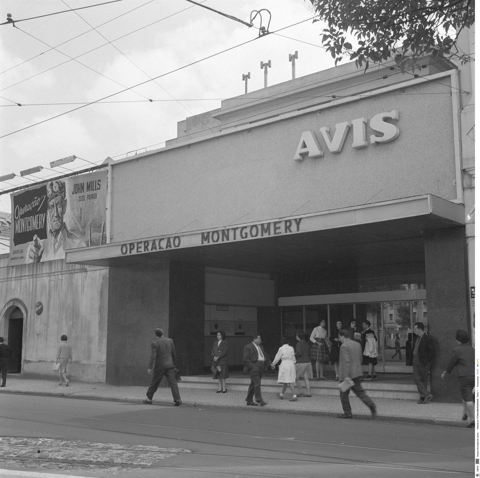 Cinema Avis, antes Palácio, 1960, foto de Arnaldo Cinema Avis, antes Palácio, 1960, foto de Arnaldo