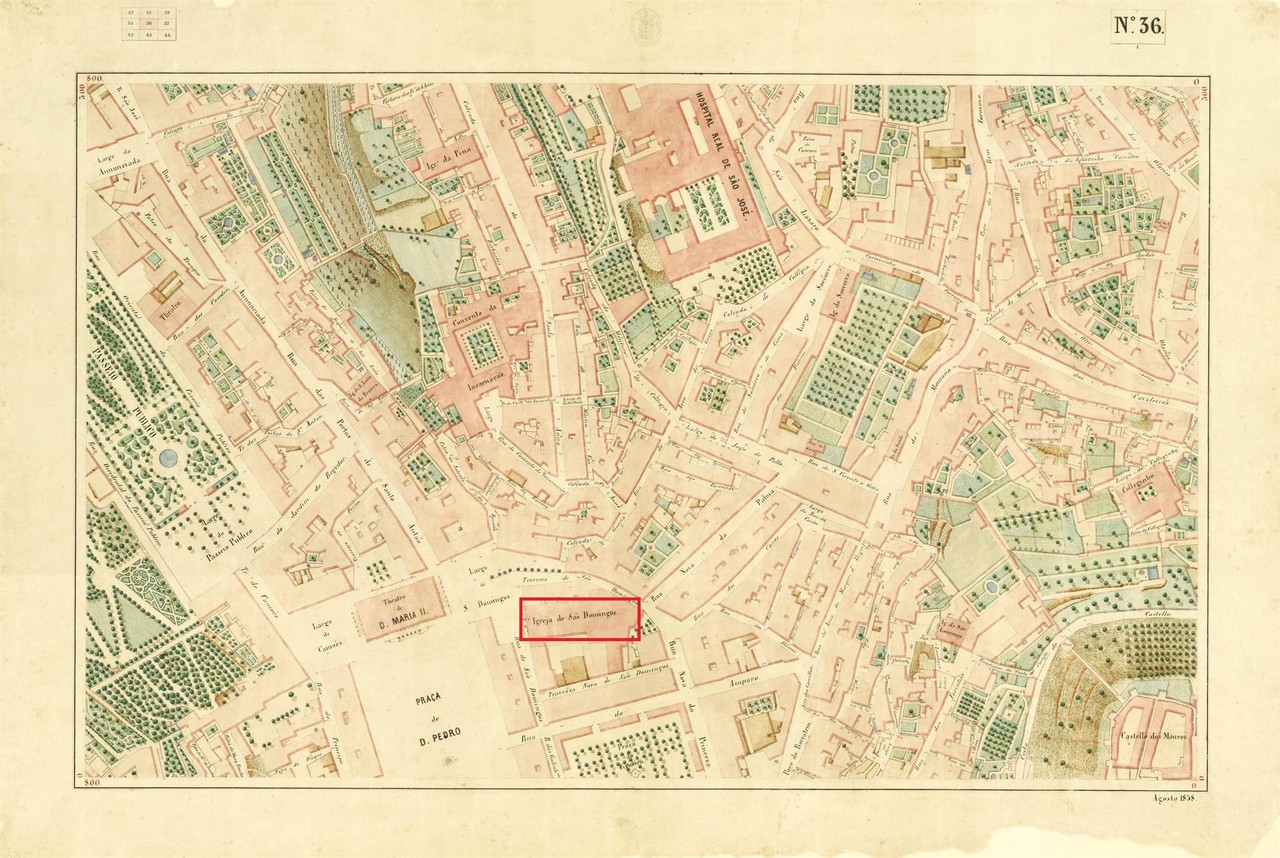 Atlas da carta topográfica de Lisboa, Nº 36, 185
