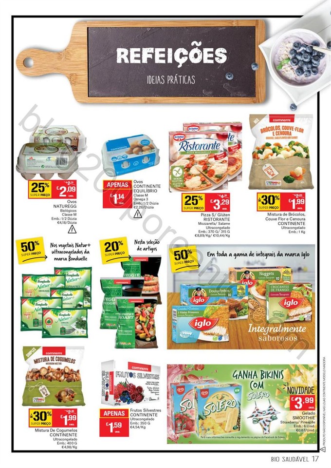 Novo Folheto CONTINENTE Bio &amp; Saudável promoçõe