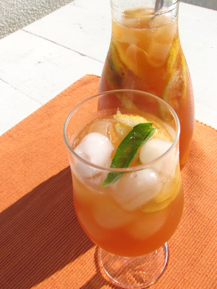 sangria cítrica com vinho do porto (mas sem açúcar) casal mistério