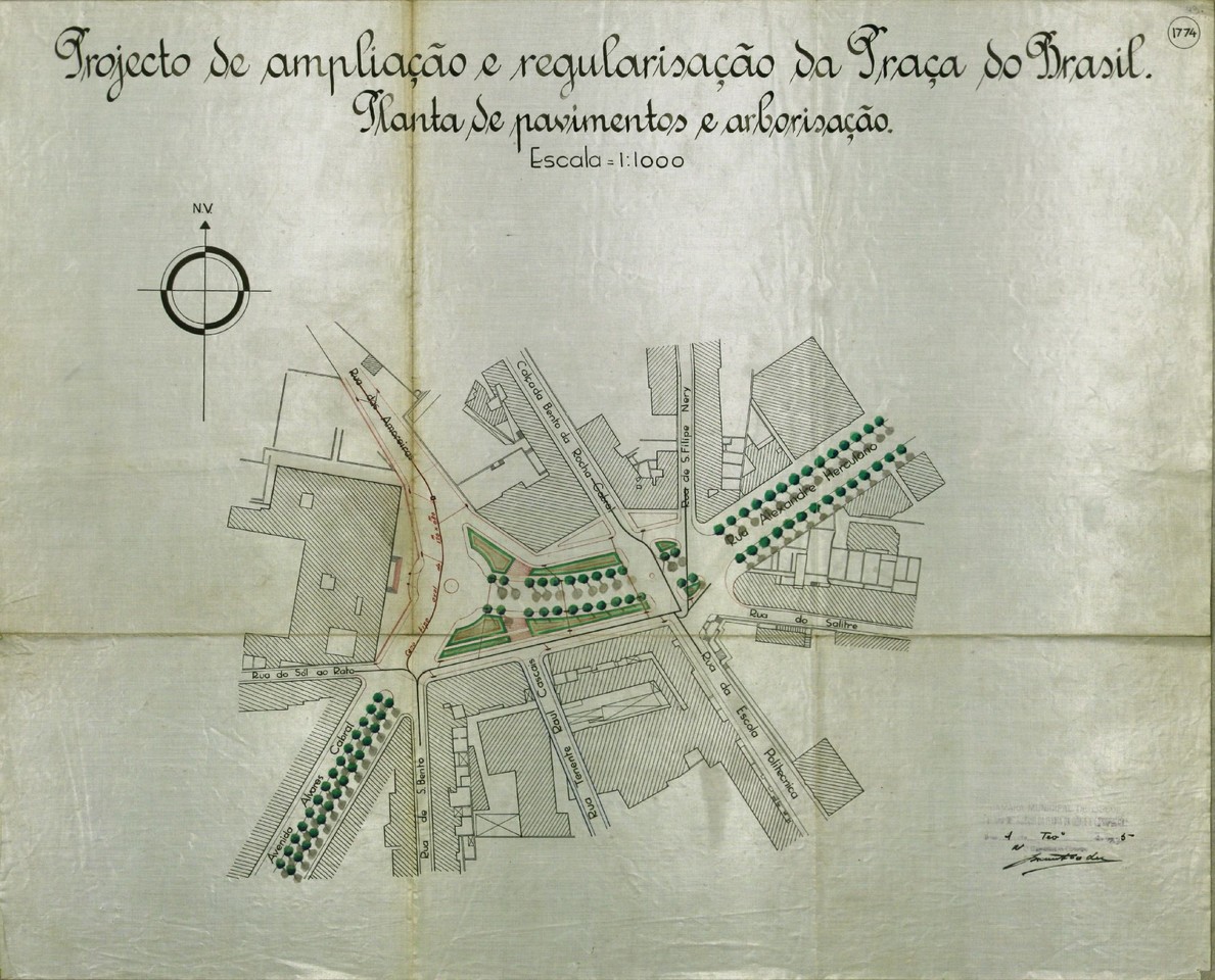 Projecto de ampliação e regularização da praç