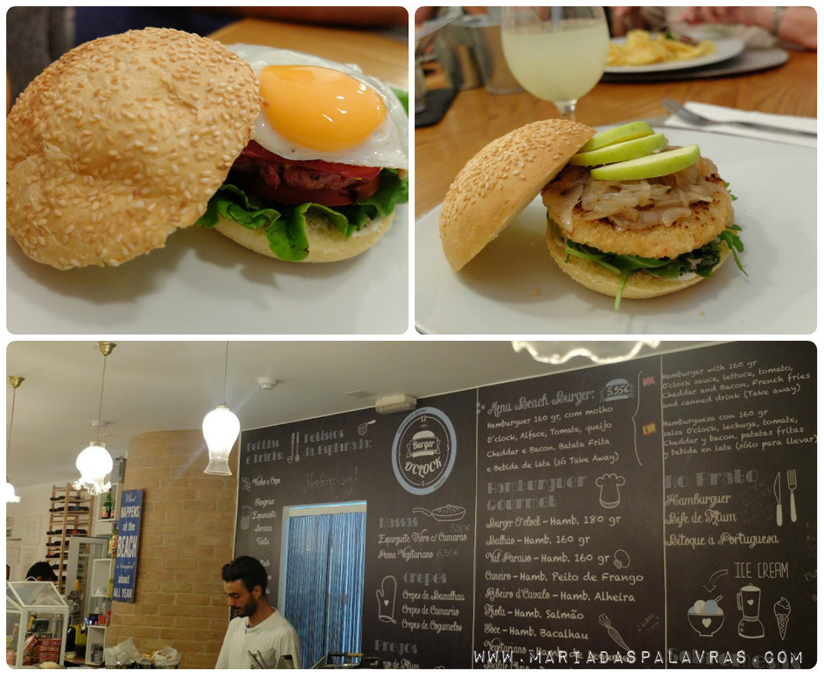 Imagens Burguer O'Clock Sesimbra - Sugestão Maria das Palavras