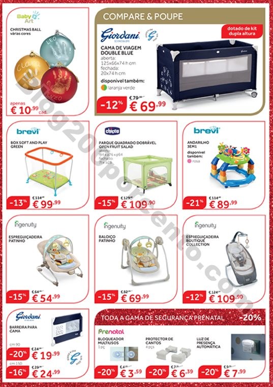 Antevisão Folheto Prénatal promoções de 29 nov