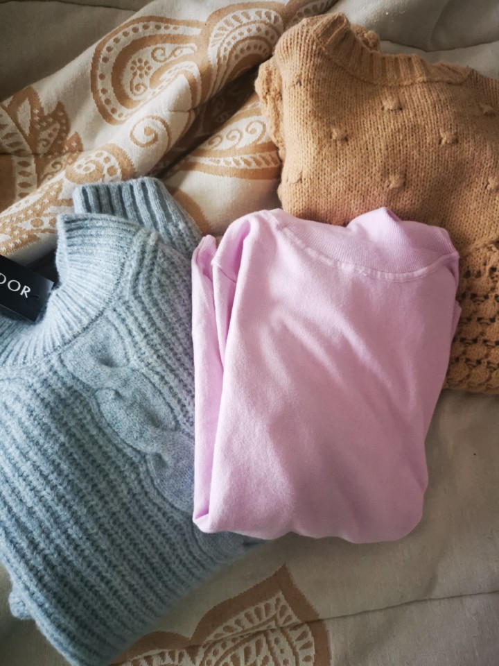 Camisolas que recebi no Natal - Maria das Palavras