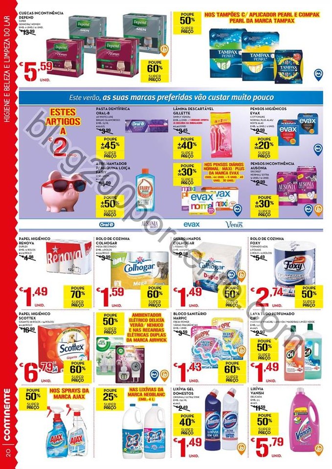 Antevisão Folheto CONTINENTE Promoções de 5 a 1