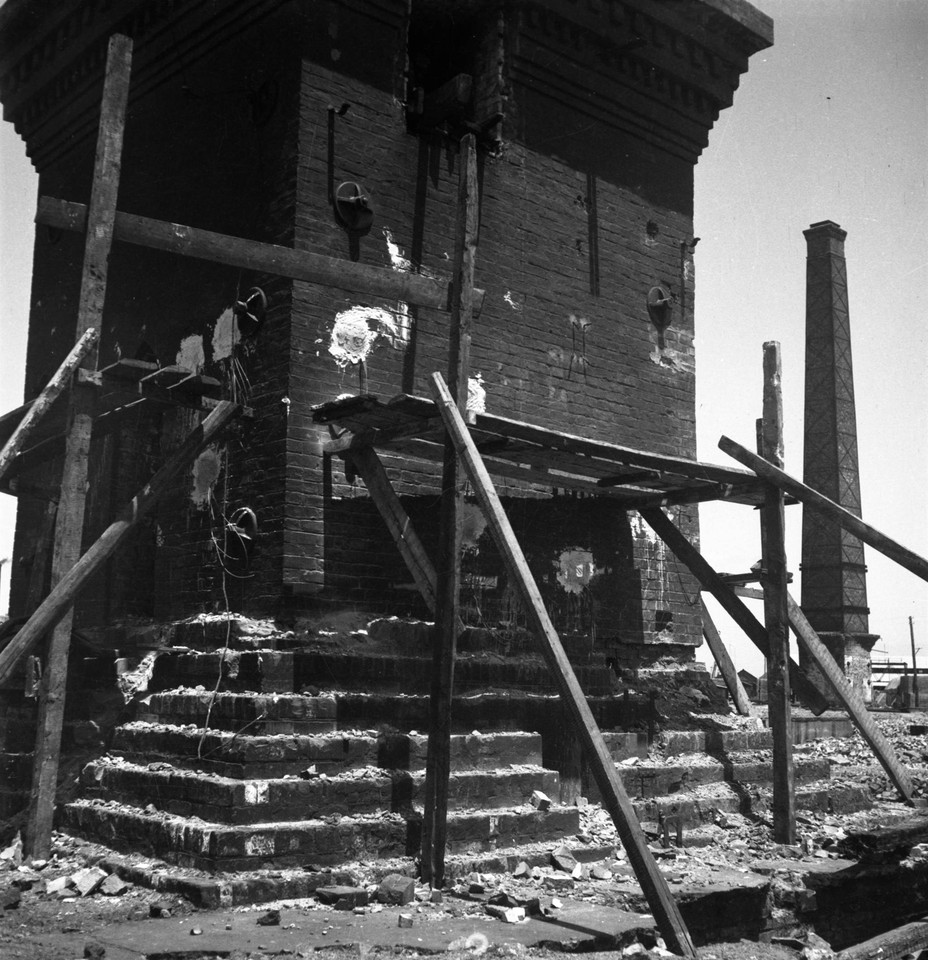 Fábrica de Gás de Belém, demolição, foto de J
