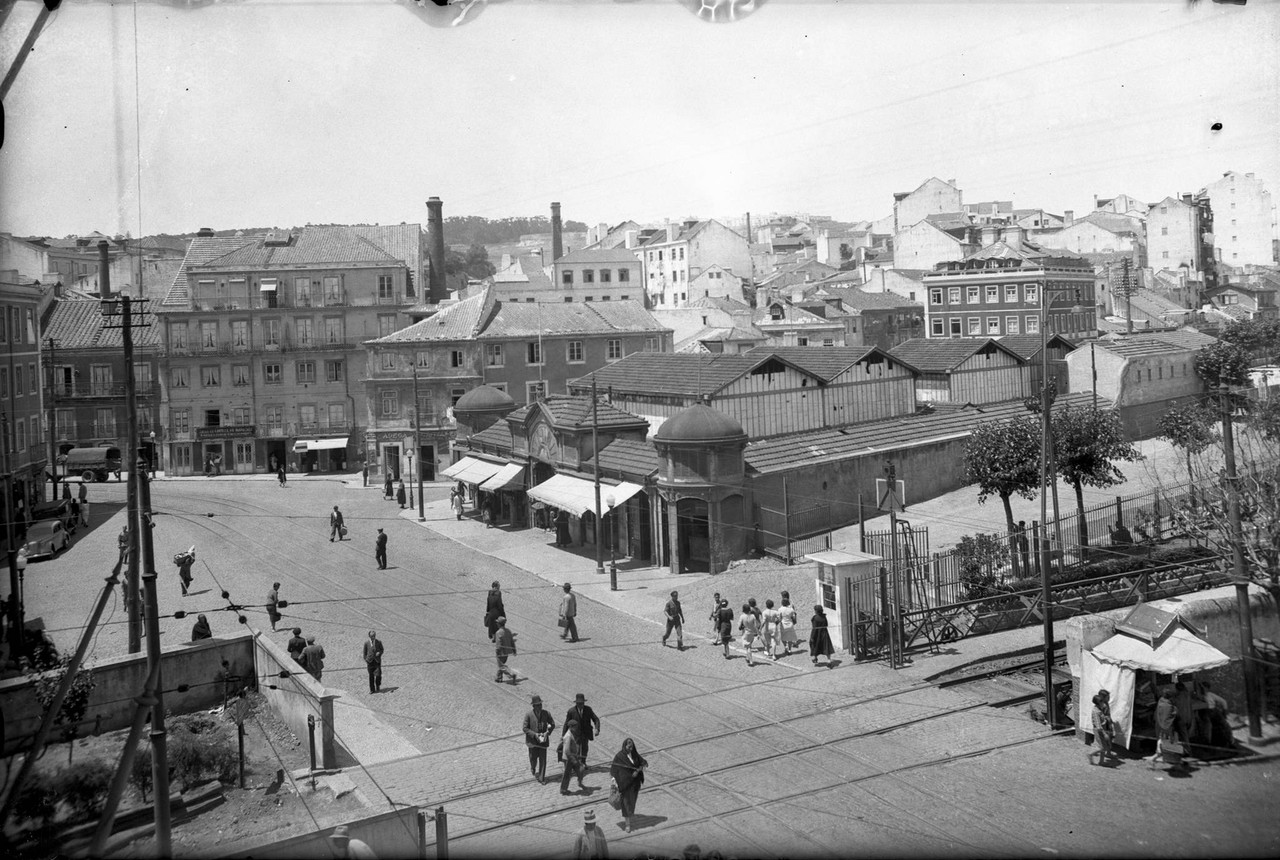 Mercado de Alcântara, Lisboa (E. Portugal, 1939)
