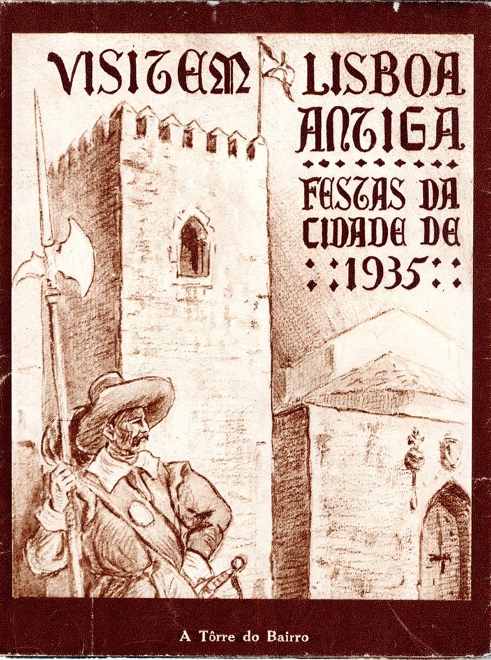 Capa do programa das festas da cidade de 1935, cor Capa do programa das festas da cidade de 1935, cor